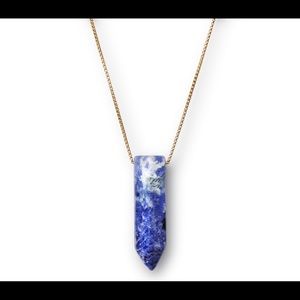 Alex and ani sodalite 14kt gold over sterling